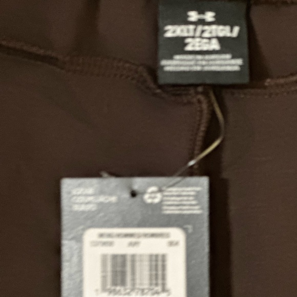 Under Armour Unstoppable Fleece Black and Brown Joggers - Picture 7 of 8